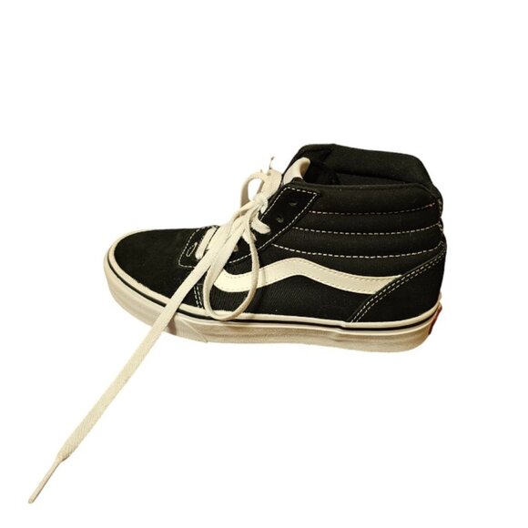 Vans Classic Black Suede/Canvas Sk8-Hi Skateboard Shoe Unisex - Picture 1 of 6